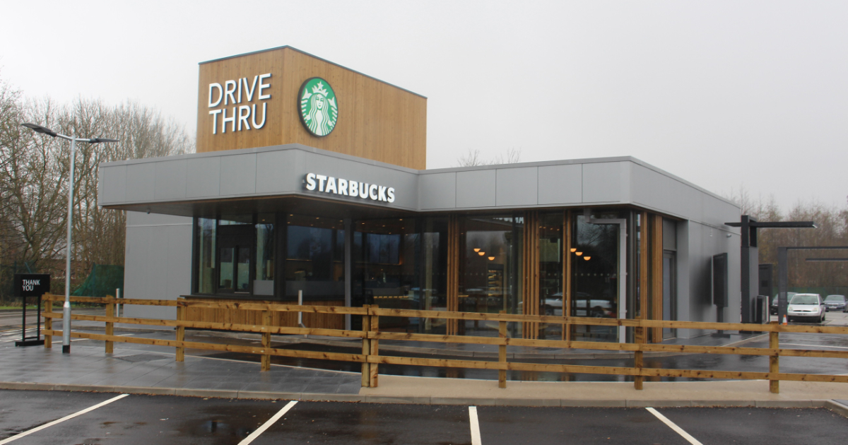 Starbucks Drive Thru Alexandra Retail Park Oldham