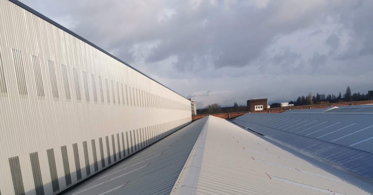 Re-roofing and internal renovations, Southmoor Industrial Estate